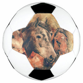 Paarden Kunstmatige Waterverf schilderen decoratie Voetbal