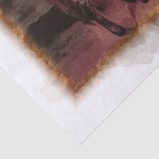 Paarden  kunstschilderen tissuepapier (Detail)