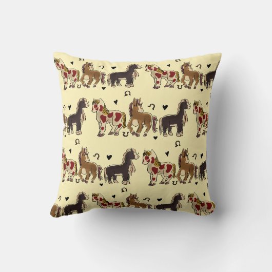 paarden kussen (Achterkant)