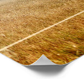 Paarden Land Boerderij Rustic Brown ontkoppeling Poster (Hoek)