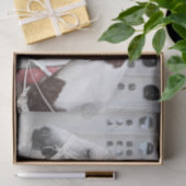 Paarden Land Rustisch White Brown Western Tissuepapier (Geschenk)