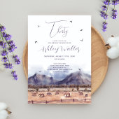 Paarden Landschap Mijlpaal Verjaardagsfeest Kaart