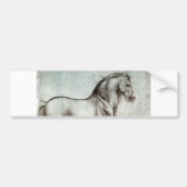 Paarden - Leonardo da Vinci Bumpersticker (Voorkant)