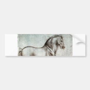 Paarden - Leonardo da Vinci Bumpersticker