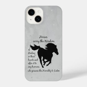Paarden leren ons Wisdom Totem Spirit Animal iPhone 14 Hoesje