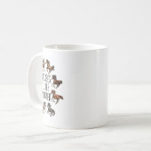 paarden leven 1 koffiemok (Voorkant links)