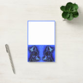 Paarden lopen bij maanlicht blauw post-it® notes (Kantoor)