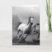 Paarden lopen kaart (Voorkant)