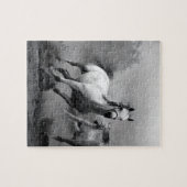 Paarden lopen legpuzzel (Horizontaal)