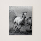 Paarden lopen legpuzzel (Verticaal)