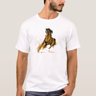 Paarden lopen t-shirt