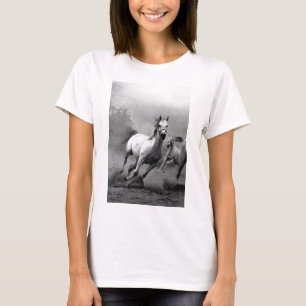 Paarden lopen t-shirt