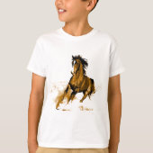 Paarden lopen t-shirt (Voorkant)