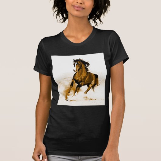 Paarden lopen t-shirt (Voorkant)