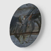 Paarden Love Grote Klok (Hoek)
