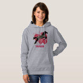Paarden Lover Persoonlijk Samira Gepersonaliseerd Hoodie (Voorkant volledig)
