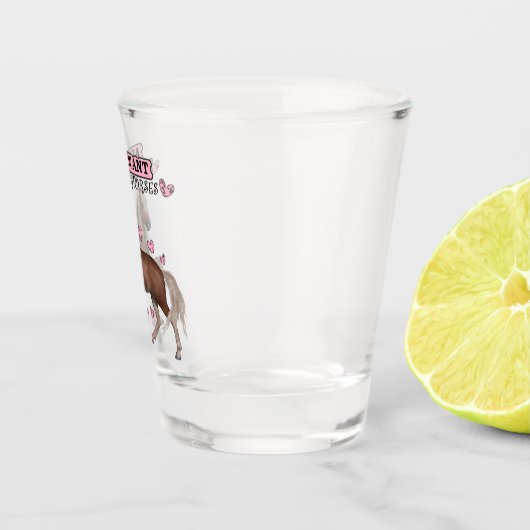 Paarden Lover Shot Glass Glas (Rechts)