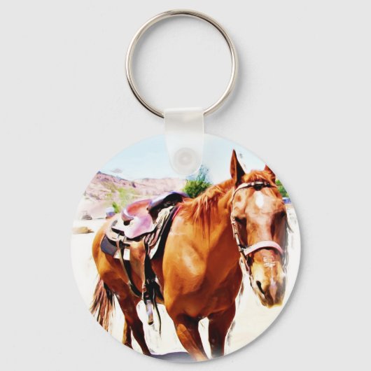 Paarden Lover_ Sleutelhanger (Voorkant)