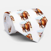 Paarden Lover_ Stropdas (Opgerold)