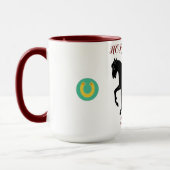 Paarden Lover twee tonde mok met een persoonlijke  (Links)