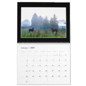Paarden Maandelijkse kalender 2018 door Tom Minuto (Jan 2027)