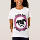 Paarden maken alles mogelijk met T-Shirt (Voorkant)
