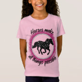 Paarden maken alles mogelijk met T-Shirt (Voorkant)