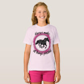 Paarden maken alles mogelijk t-shirt (Voorkant volledig)