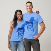 Paarden maken me blij dat je niet zo veel blauwe p t-shirt (Unisex)