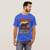 Paarden maken mijn hart galop paardrijden meisje t-shirt (Voorkant volledig)
