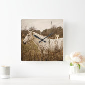 Paarden mama wandklok (Huis)
