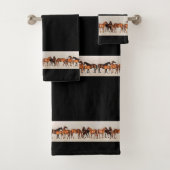 Paarden Mares Foals Ranch Animals Bath Towels Bad Handdoek (Insitu)