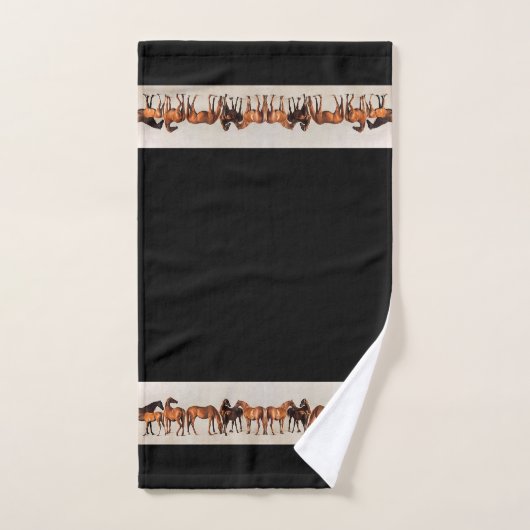 Paarden Mares Foals Ranch Animals Bath Towels Bad Handdoek (Handdoek)