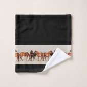 Paarden Mares Foals Ranch Animals Bath Towels Bad Handdoek (Wasdoekje)