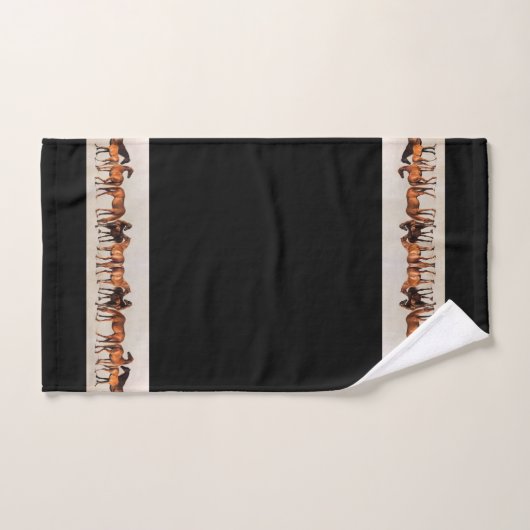 Paarden Mares Foals Ranch Animals Bath Towels Bad Handdoek (Handdoek)