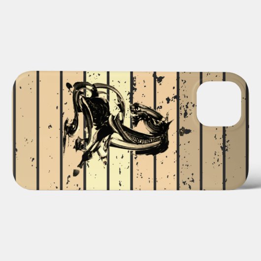 Paarden  meesterstuk iphone 13 hoesje (Achterkant (horizontaal))