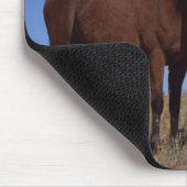 Paarden met achtergrond Sky Muismat (Hoek)