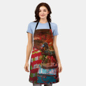 Paarden met Cadeaus Melamine-Bord Schort (Gedragen)