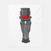 Paarden met cilinder fleece deken (Voorkant)