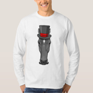 Paarden met cilinder t-shirt
