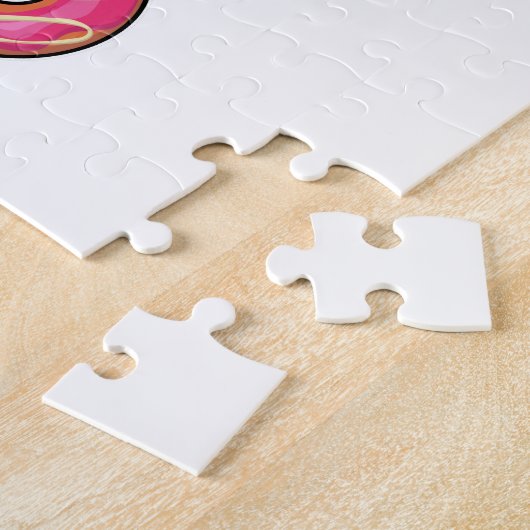 Paarden met Donut Legpuzzel (Zijkant)