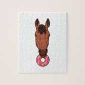 Paarden met Donut Legpuzzel (Verticaal)
