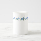 Paarden met Eagle Bone China Cup Porselein Kop (Voorkant)