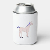 Paarden met een blauwe mane blikjeskoeler (Blikje Achterkant)