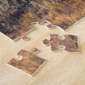 Paarden met een Ponderosa Ranch Legpuzzel (Zijkant)