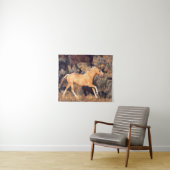 Paarden met een Ponderosa Ranch Wandkleed (In Situ (horizontaal))
