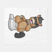 Paarden met grote schoenen fleece deken (Voorkant (Horizontaal))