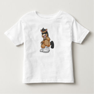 Paarden met grote schoenen kinder shirts