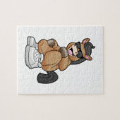 Paarden met grote schoenen legpuzzel (Horizontaal)