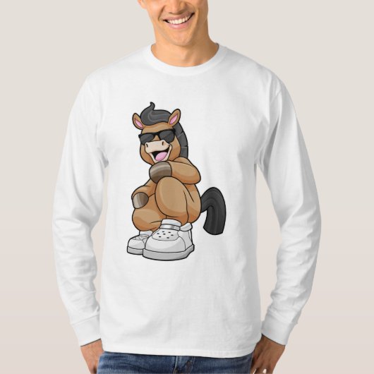 Paarden met grote schoenen t-shirt (Voorkant)